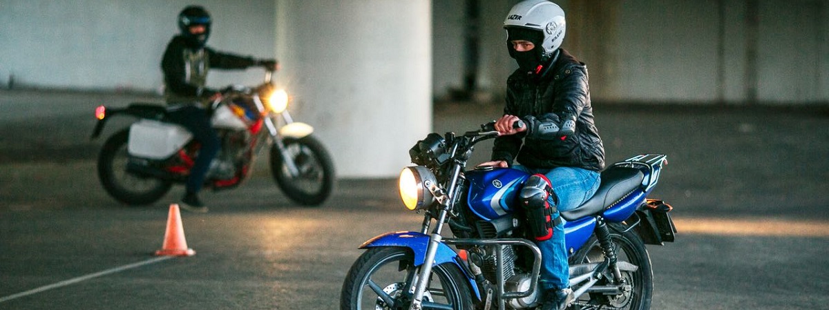 Вождение мотоцикла в Москве